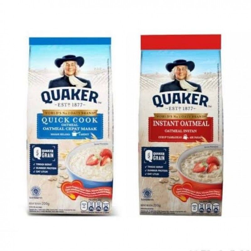 Harga Oatmeal Quaker 200 Gr