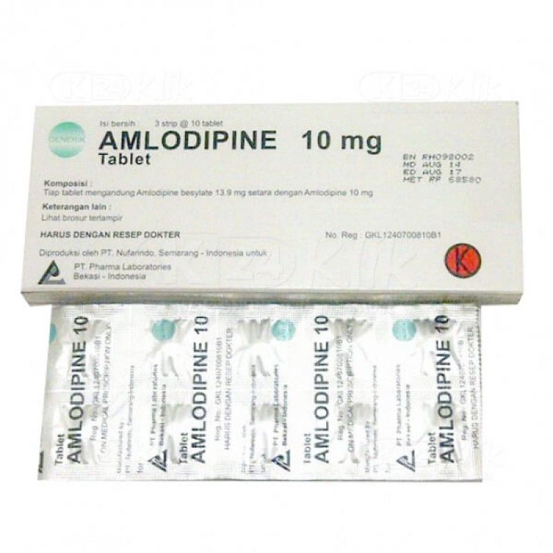 Amlodipine Besylate Manfaat Dosis Efek Samping Dan Harga