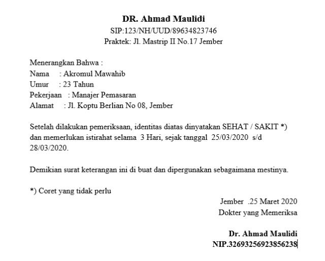 9 Cara Membuat Surat Izin Sakit Sekolah 