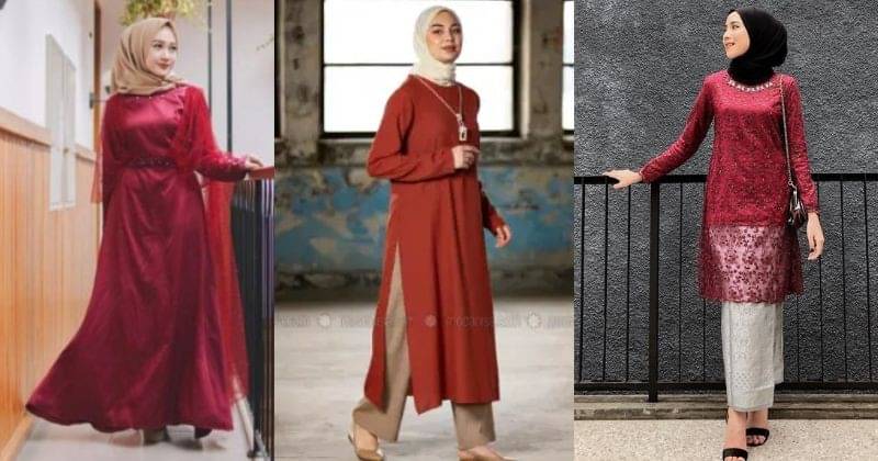 13 Warna Jilbab Yang Cocok Dengan Baju Merah