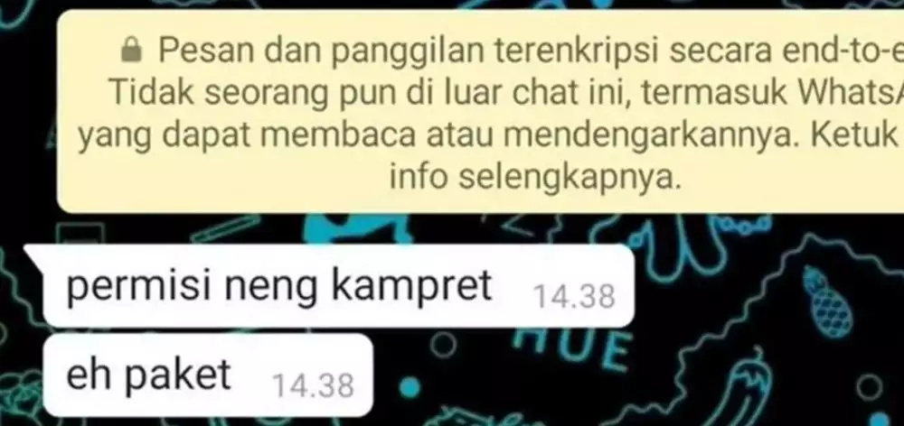 10 Foto Lucu Chat Typo Kurir Paket Bikin Ngakak