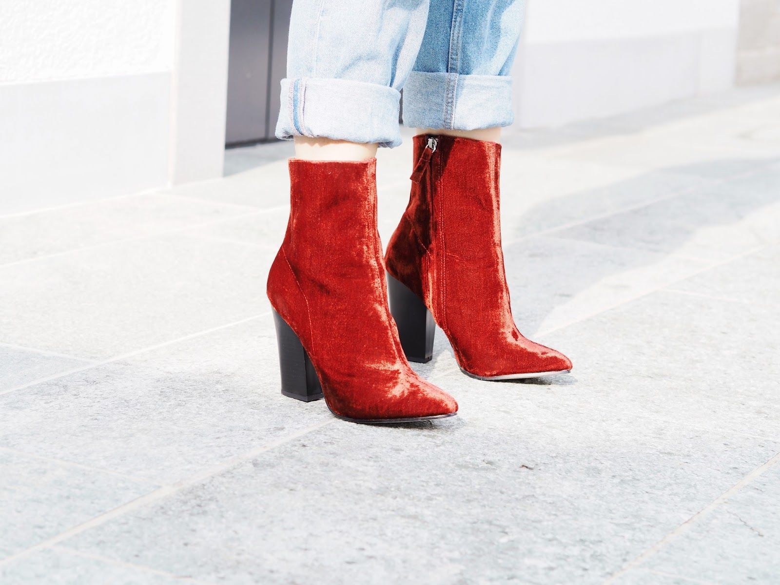 6. The mini heeled boots