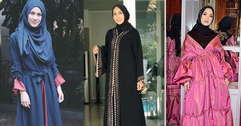 Tetap Stylish Dengan Gamis Ala Selebritis Tanah Air Popmama Com