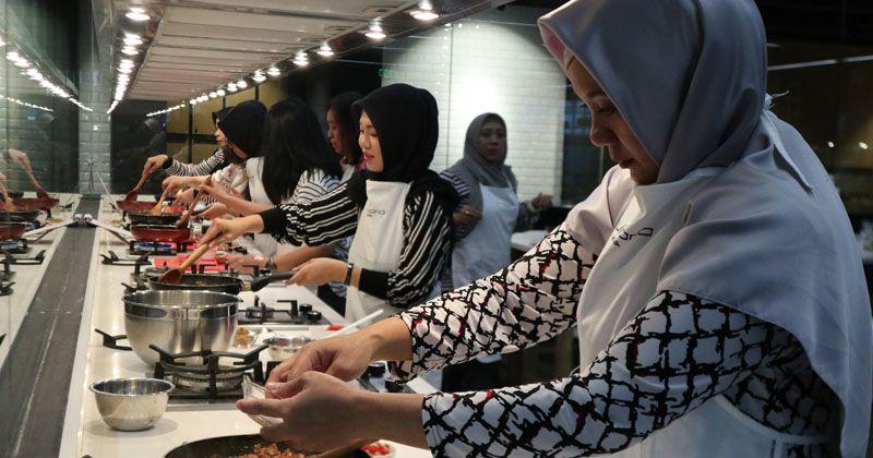 4. Para peserta mendapatkan kesempatan mencoba fasilitas dari Culinaria MODENA