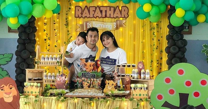 Rayakan Ulang Tahun Ketiga, Rafathar Tidak Mau Raffi Pergi 