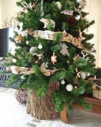 3. Christmas tree with the natural touch