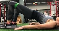 2. Glute bridges