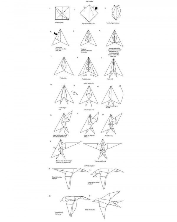 5 Cara Membuat Origami Burung Sederhana | Popmama.com