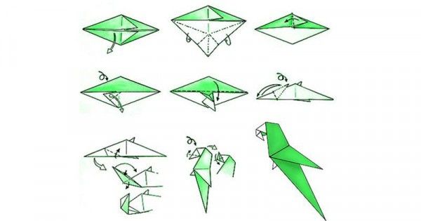 49+ Burung origami tutorial terbaru