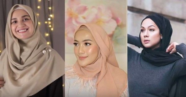 Wajah Bulat Tutorial Hijab Segi Empat Terbaru
