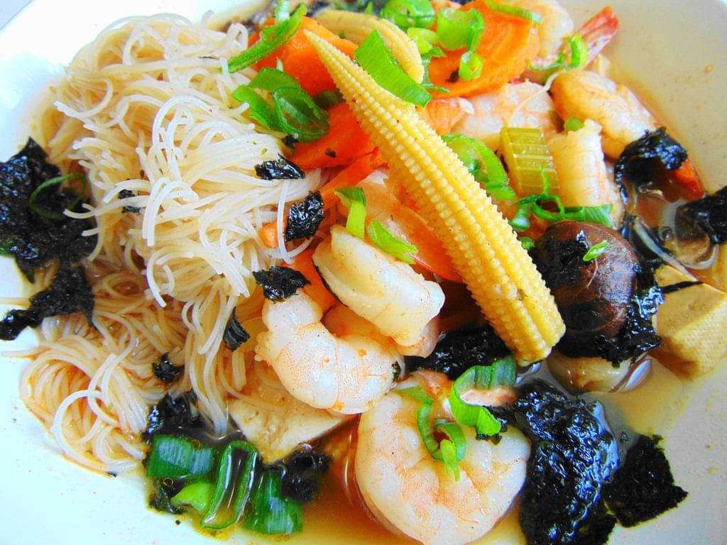 3. Sup bihun tofu udang