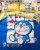 3. Perlengkapan bed cover bergambar Doraemon