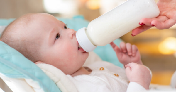 Takaran susu bayi baru lahir