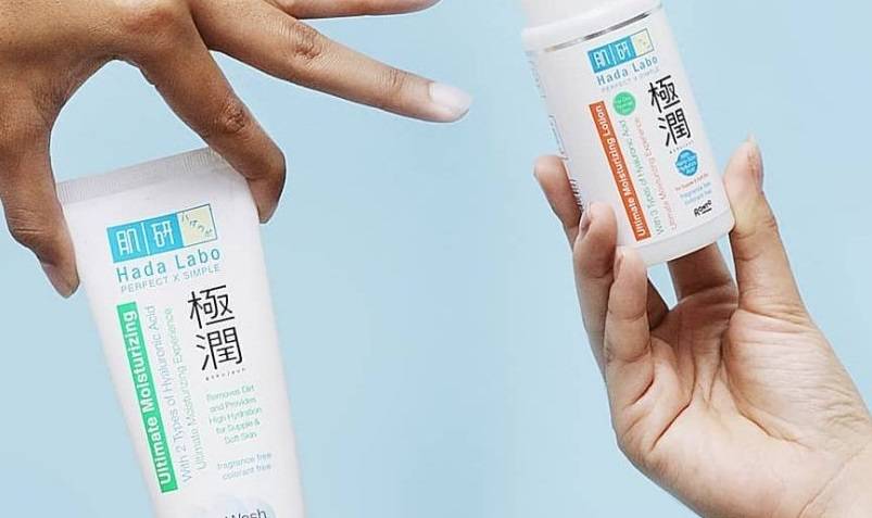 6. Hada Labo Gokujyun Facial Wash