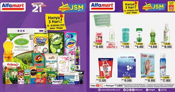 Promo Jsm Alfamat Dan Lainnya Periode 16 18 Oktober 2020 Popmama Com