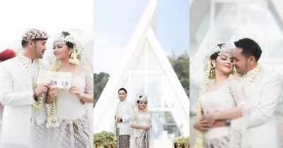 Serba Putih, Inilah Momen Pernikahan Jenita Janet Danu Sofwan