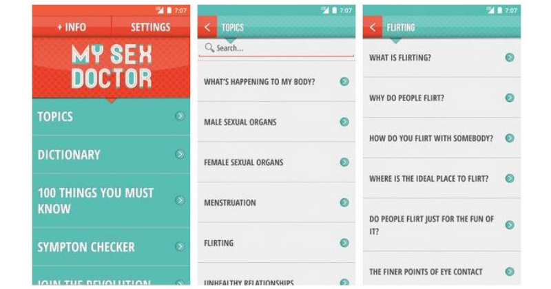 2. My Sex Doctor dapat meningkatkan pengetahuan seks