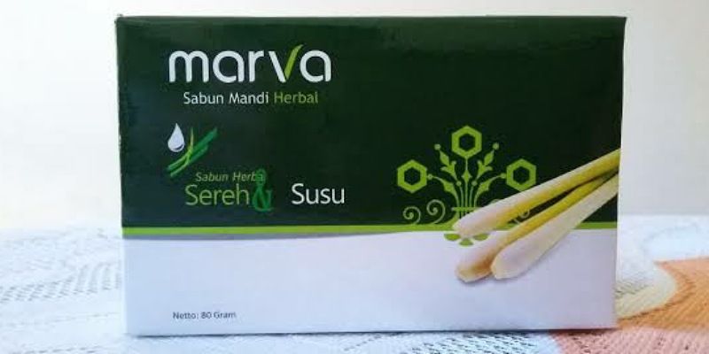 4. Marva Sabun Mandi Herbal yang bersifat antiseptik