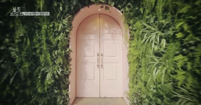 1. Pintu depan minimalis tapi konsep secret garden