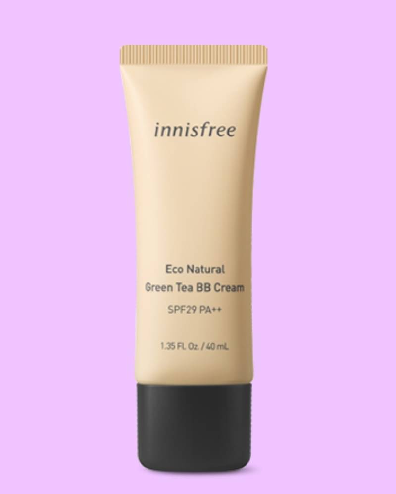 4. Innisfree eco natural green tea BB cream