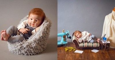 8 Foto Eqqel "Anak" Ivan Gunawan Inspirasi Newborn Photoshoot