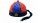 4. Topi Imlek model rambut kepang warna merah biru