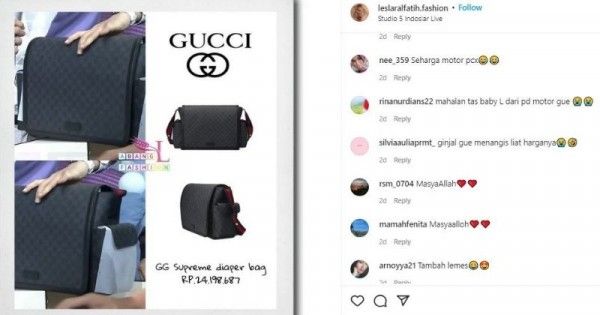 harga diaper bag gucci