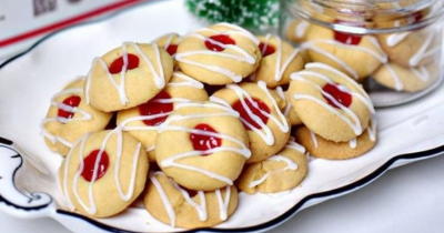 Resep Strawberry Almond Cookies, Ide Camilan Anak Rumah