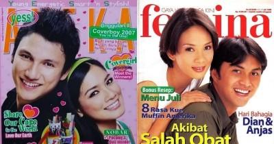 15 Foto Jadul Pasangan Artis saat Menjadi Cover Majalah, Penuh Memori!