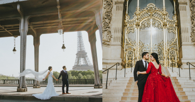 10 Tempat Foto Pre-Wedding di Paris, Romantis Banget
