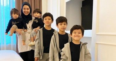 7 Potret Anak Ratna Galih Kompak Akur, Sering Pakai Baju Kembaran