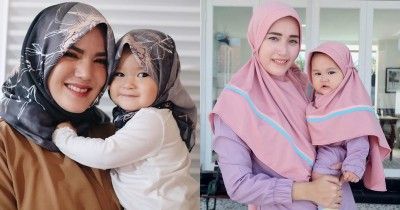 10 Foto Bayi Artis Pakai Hijab, Super Gemas