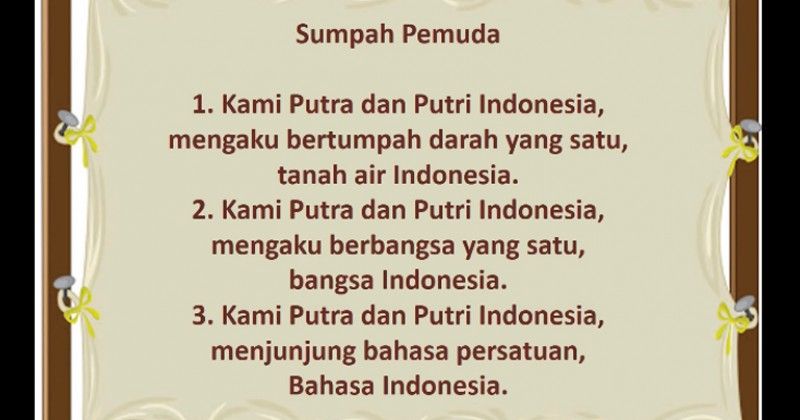 Lirik Lagu Satu Nusa Satu Bangsa Dan Sejarahnya Popmama Com