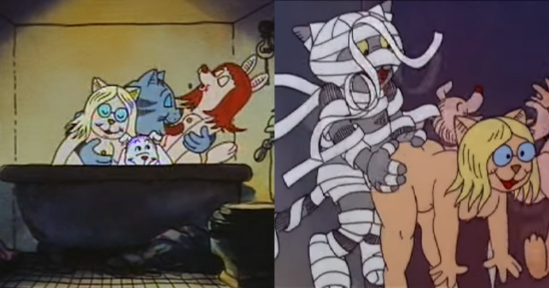 8 Adegan Panas di Film Animasi Fritz the Cat, Ada Oral Seks.