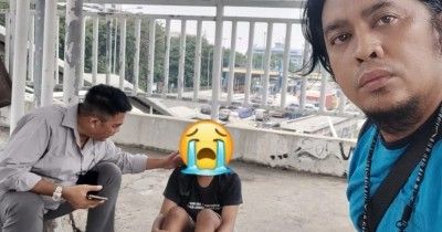 Heroik! 2 Anggota Polres Jakut Gagalkan Aksi Remaja Bunuh Diri di JPO