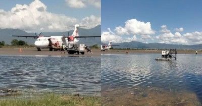 Banjir Rob Bandara SMS Bima Tinggi, Sejumlah Penerbangan Ditunda