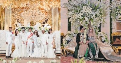 7 Foto Jadul Gaun Pernikahan Tasyi Athasyia, Mewah Glamour
