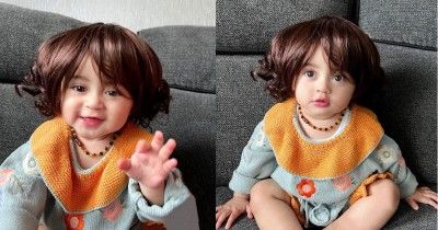 5 Foto Baby Guzel Pakai Wig, Gemas bak Boneka!