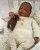 4. Gemas Baby Hussein memeluk teddy bear