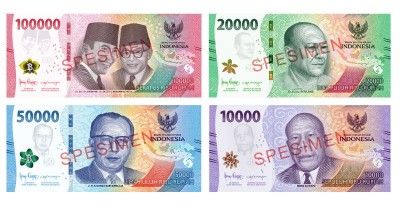 Tampilan 7 Uang Rupiah Baru 2022 yang Baru Dirilis Bank Indonesia
