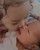 6. Wajah menggemaskan Baby Ansel membuat Akleema tak henti menciumnya