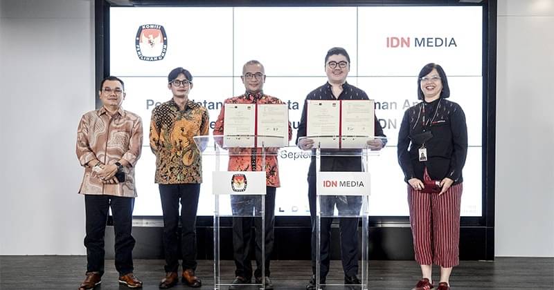 Idn Media Dan Kpu Kerja Sama Untuk Sukseskan Pemilu 2024