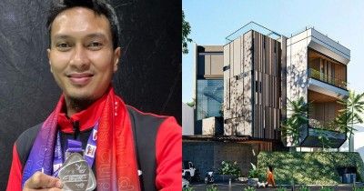 9 Desain Baru Rumah Mohammad Ahsan yang Mewah, Ada Rak Piala Besar