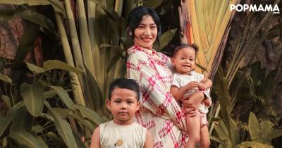 10 Foto Kedekatan Wandha Dwiutari Bersama Kedua Anaknya