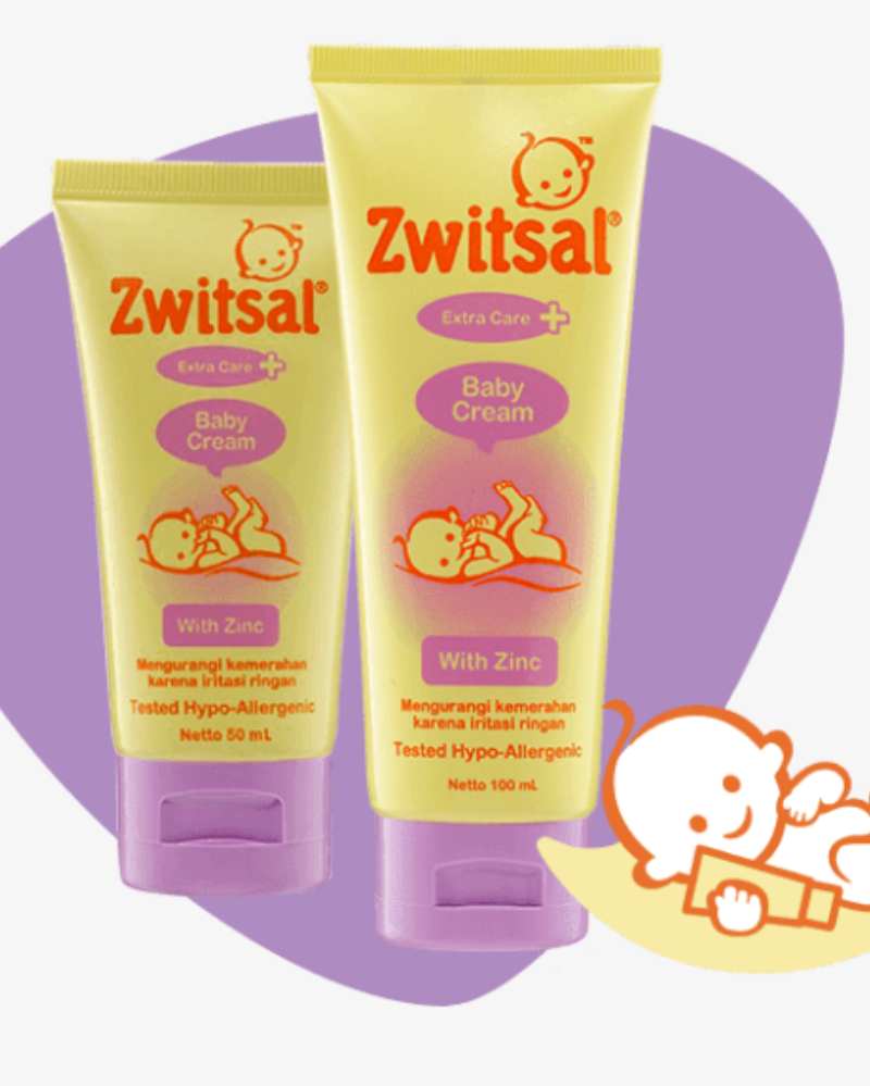 10. Zwitsal Baby Cream Extra Care