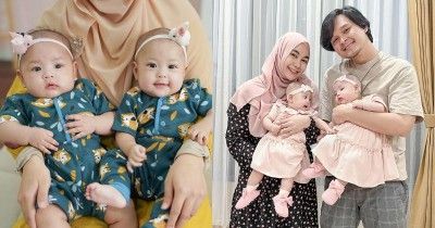 7 Foto Alma Alsha, Bayi Kembar Anisa Rahma Lucu Gemas