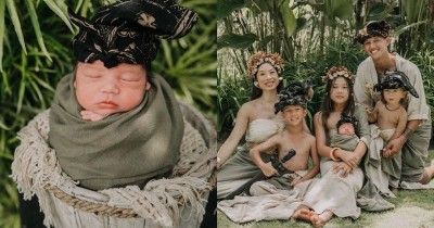 Bernuansa Bali, Ini 10 Newborn Photoshoot Baby Kiro Bersama Keluarga
