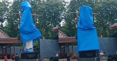 Video Penutupan Patung Bunda Maria Viral, Polisi Beri Klarifikasi