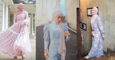 Inspirasi Lebaran, 7 Outfit Hijab Kekinian ala Seleb Indonesia