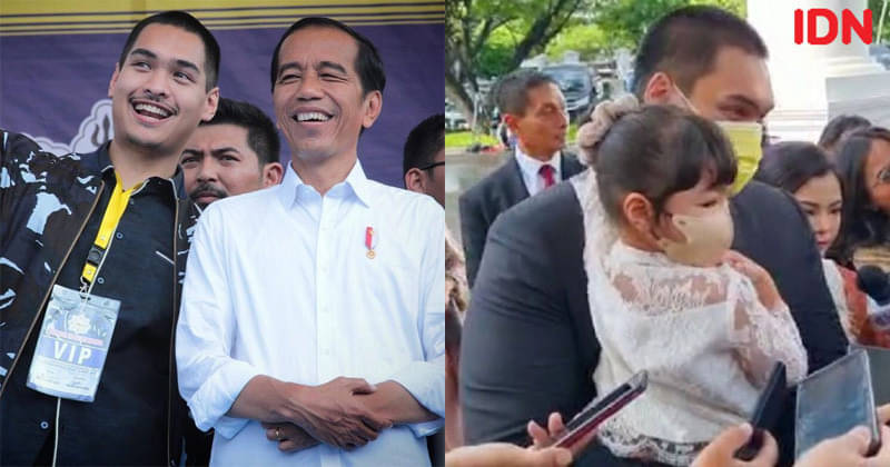 Dilantik Jadi Menpora, Dito Ariotedjo Datang Gendong Anak